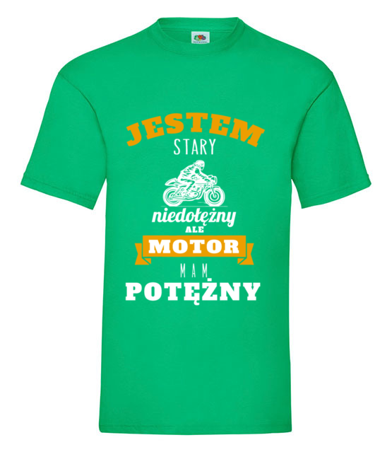 Z dystansem do siebie koszulka z nadrukiem dla motocyklisty mezczyzna jipi pl 1462 186