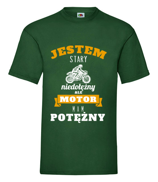 Z dystansem do siebie koszulka z nadrukiem dla motocyklisty mezczyzna jipi pl 1462 188