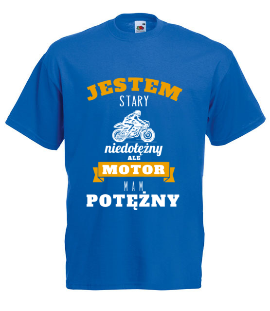 Z dystansem do siebie koszulka z nadrukiem dla motocyklisty mezczyzna jipi pl 1462 5