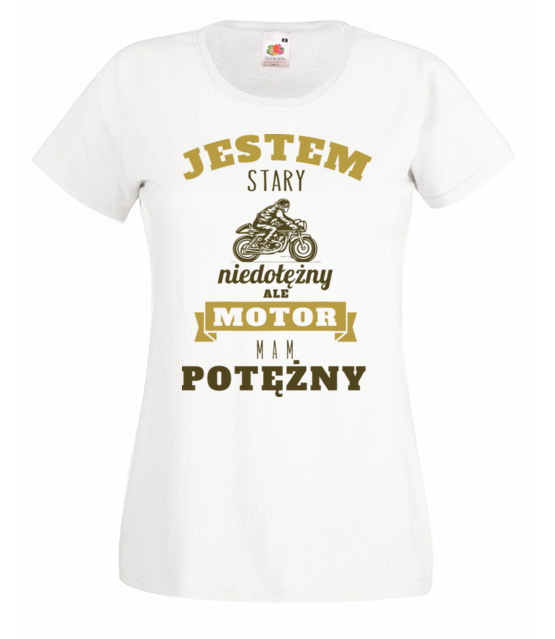 Z dystansem do siebie koszulka z nadrukiem dla motocyklisty kobieta jipi pl 1461 58