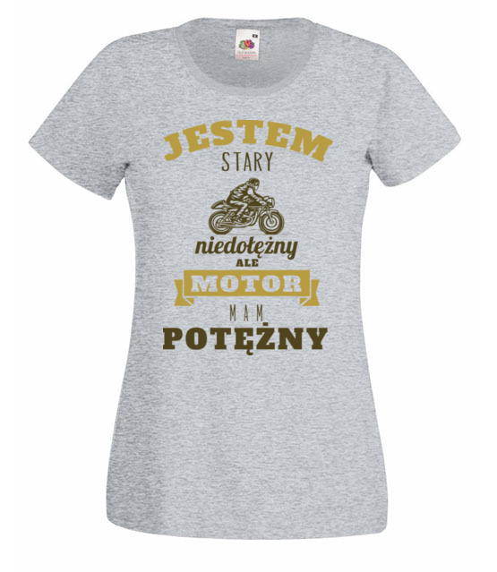 Z dystansem do siebie koszulka z nadrukiem dla motocyklisty kobieta jipi pl 1461 63