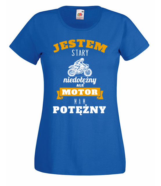 Z dystansem do siebie koszulka z nadrukiem dla motocyklisty kobieta jipi pl 1462 61