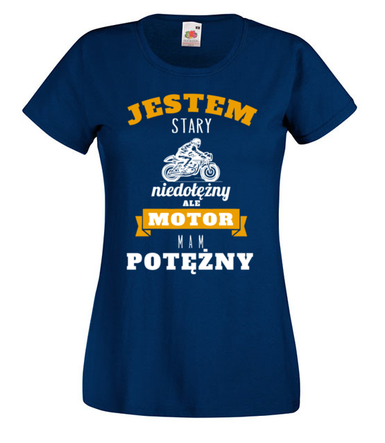 Z dystansem do siebie koszulka z nadrukiem dla motocyklisty kobieta jipi pl 1462 62