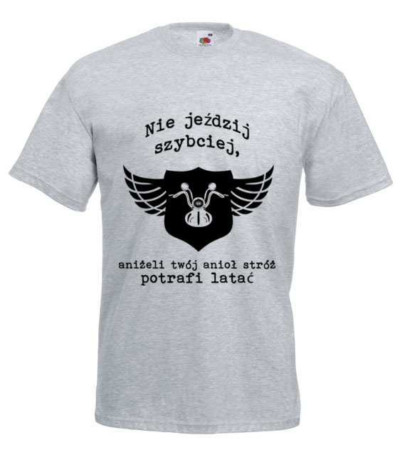 Motocyklowy humor w graficznej odslonie koszulka z nadrukiem dla motocyklisty mezczyzna jipi pl 1465 6