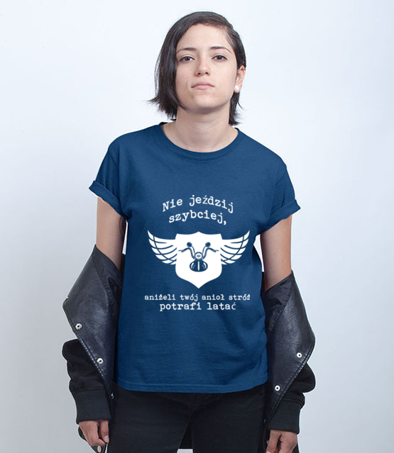 Motocyklowy humor w graficznej odslonie koszulka z nadrukiem dla motocyklisty kobieta jipi pl 1466 74