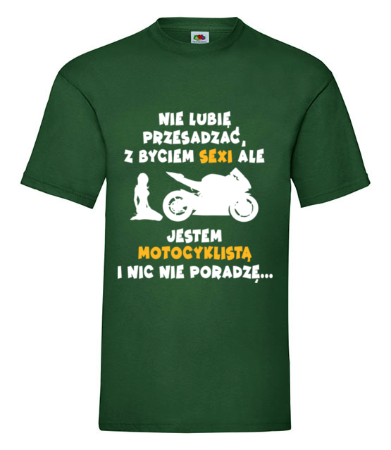 Odrobina autoreklamy koszulka z nadrukiem dla motocyklisty mezczyzna jipi pl 1469 188
