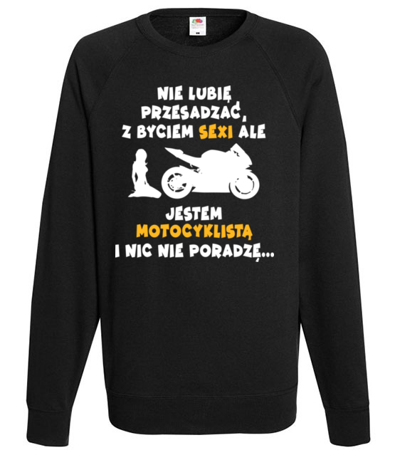 Odrobina autoreklamy bluza z nadrukiem dla motocyklisty mezczyzna jipi pl 1469 107