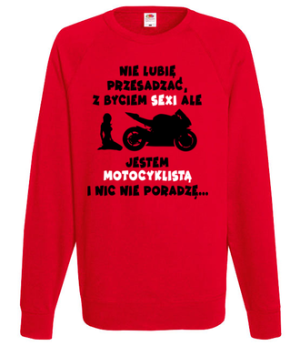 Odrobina autoreklamy - Bluza z nadrukiem - Dla motocyklisty - Męska