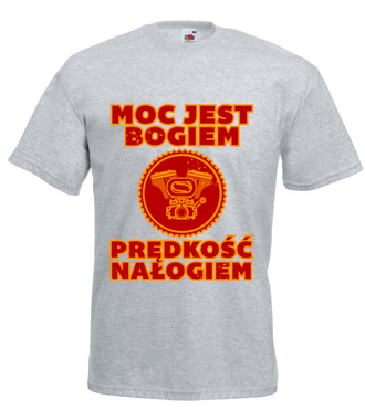 Prędkość uzależnia - Koszulka z nadrukiem - Dla motocyklisty - Męska