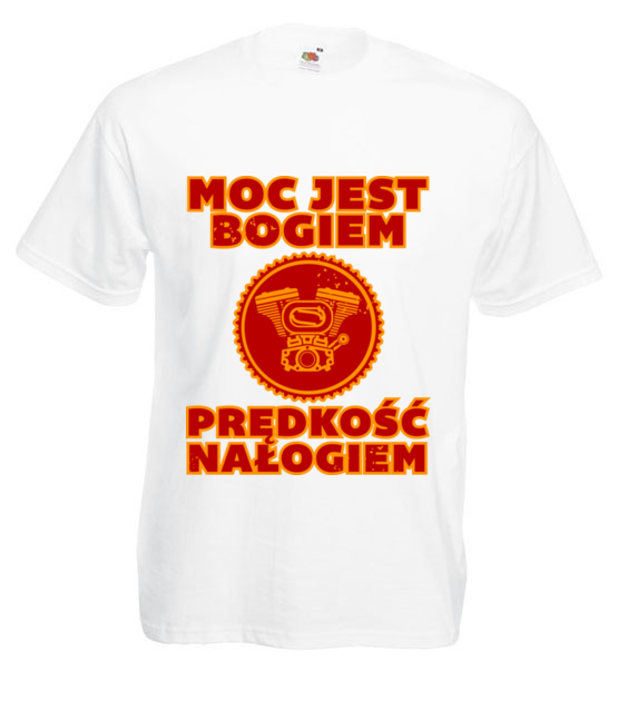 Predkosc uzaleznia koszulka z nadrukiem dla motocyklisty mezczyzna jipi pl 1472 2