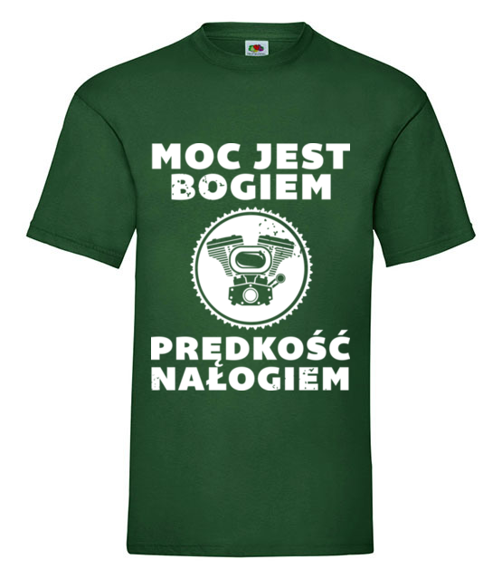 Predkosc uzaleznia koszulka z nadrukiem dla motocyklisty mezczyzna jipi pl 1473 188