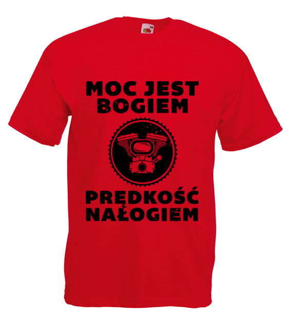 Predkosc uzaleznia koszulka z nadrukiem dla motocyklisty mezczyzna jipi pl 1474 4