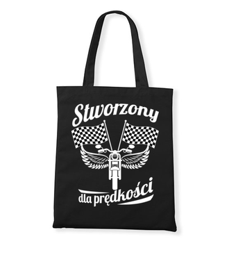 Stworzony dla prędkości - Torba z nadrukiem - Dla motocyklisty - Gadżety