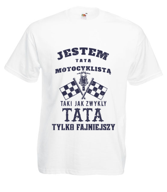 Tata motocyklista koszulka z nadrukiem dla motocyklisty mezczyzna jipi pl 1477 2