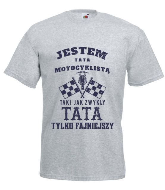 Tata motocyklista koszulka z nadrukiem dla motocyklisty mezczyzna jipi pl 1477 6