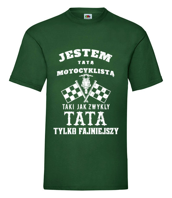 Tata motocyklista koszulka z nadrukiem dla motocyklisty mezczyzna jipi pl 1478 188