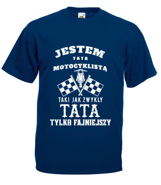 Tata motocyklista koszulka z nadrukiem dla motocyklisty mezczyzna jipi pl 1478 3