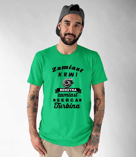 Niech kazdy wie jaki z ciebie twardziel koszulka z nadrukiem dla motocyklisty mezczyzna jipi pl 1479 190