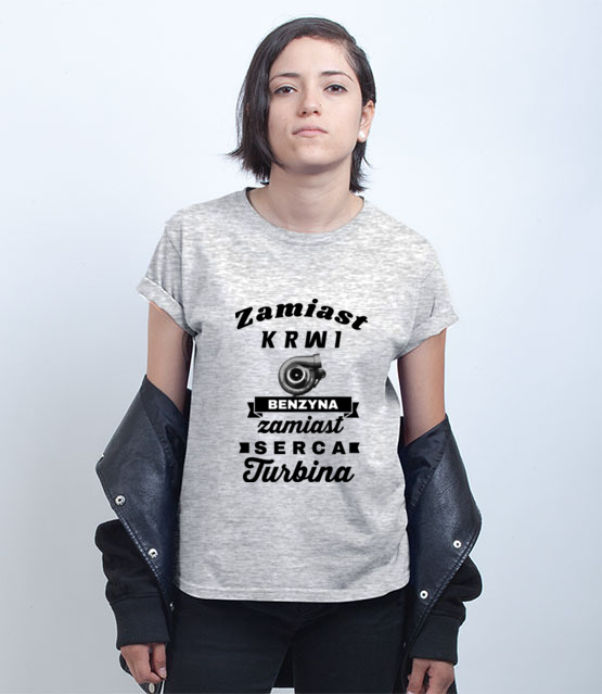 Niech kazdy wie jaki z ciebie twardziel koszulka z nadrukiem dla motocyklisty kobieta jipi pl 1479 75