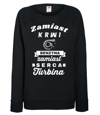 Niech każdy wie, jaki z ciebie twardziel - Bluza z nadrukiem - Dla motocyklisty - Damska