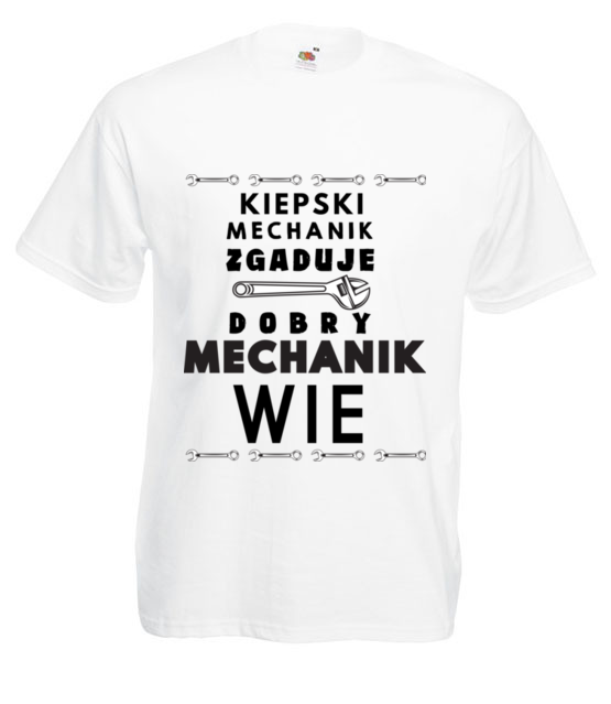 Autentyczny mechanik koszulka z nadrukiem dla mechanika mezczyzna jipi pl 1489 2