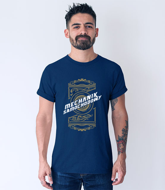 Stylowa koszulka dla mechanika koszulka z nadrukiem dla mechanika mezczyzna jipi pl 1493 56