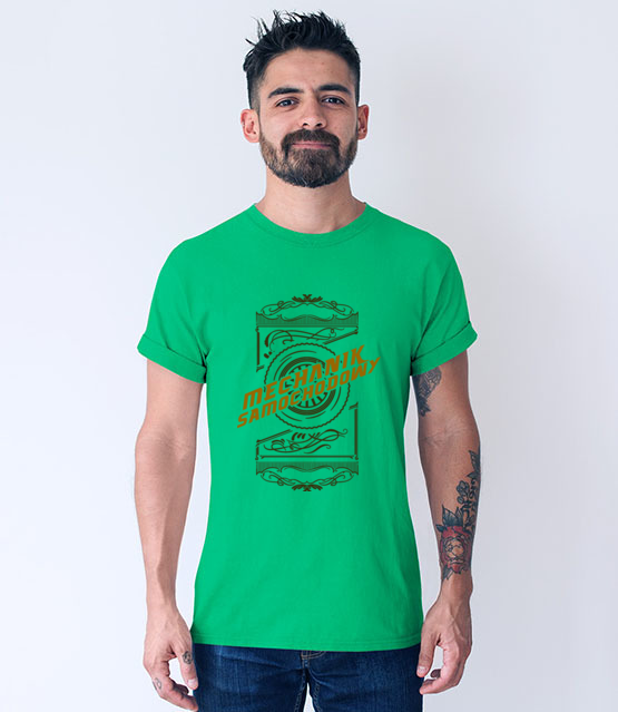 Stylowa koszulka dla mechanika koszulka z nadrukiem dla mechanika mezczyzna jipi pl 1494 192