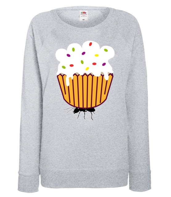 Wielka moc wielka slodycz bluza z nadrukiem smieszne kobieta jipi pl 185 118