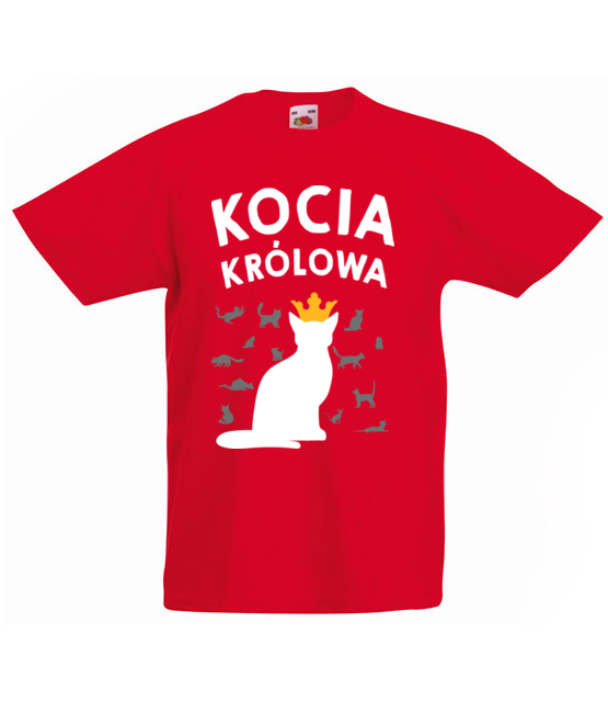 Poklony dla kociej krolowej koszulka z nadrukiem milosnicy kotow dziecko jipi pl 1508 84