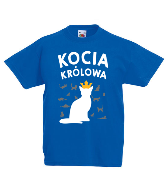 Poklony dla kociej krolowej koszulka z nadrukiem milosnicy kotow dziecko jipi pl 1508 85