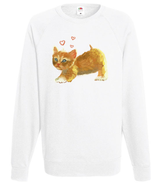 Kotek jak malowany - Bluza z nadrukiem - Miłośnicy kotów - Męska