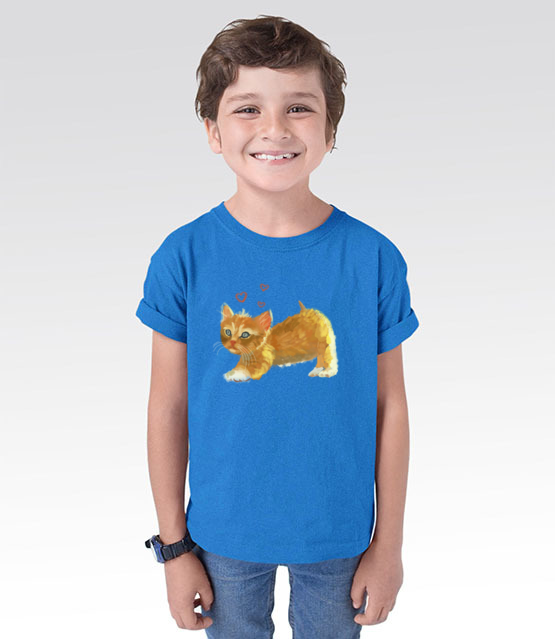 Kotek jak malowany koszulka z nadrukiem milosnicy kotow dziecko jipi pl 1509 103