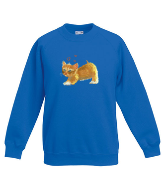 Kotek jak malowany - Bluza z nadrukiem - Miłośnicy kotów - Dziecięca