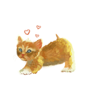 Kotek jak malowany - Bluza z nadrukiem - Miłośnicy kotów - Damska