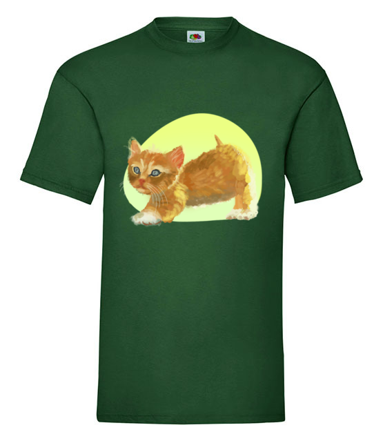 Uroczy kotek koszulka z nadrukiem milosnicy kotow mezczyzna jipi pl 1510 188
