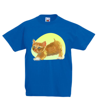 Uroczy kotek - Koszulka z nadrukiem - Miłośnicy kotów - Dziecięca