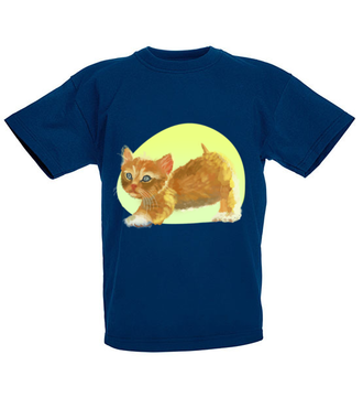 Uroczy kotek - Koszulka z nadrukiem - Miłośnicy kotów - Dziecięca