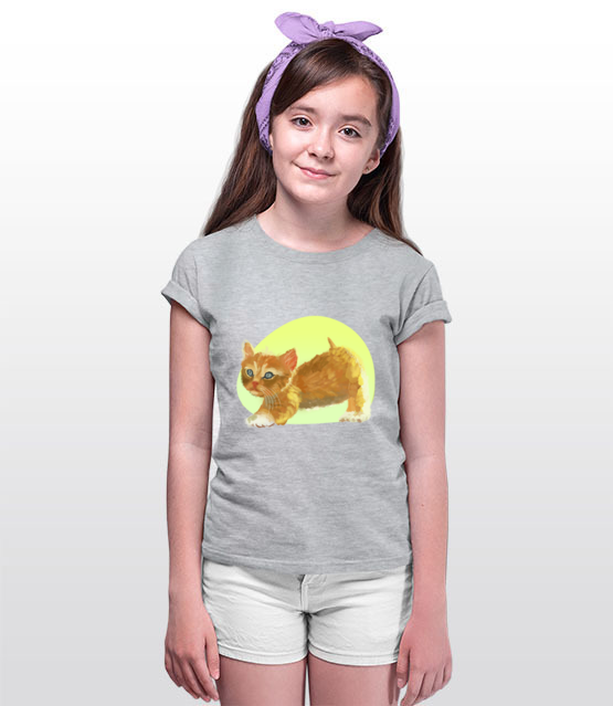 Uroczy kotek koszulka z nadrukiem milosnicy kotow dziecko jipi pl 1510 93