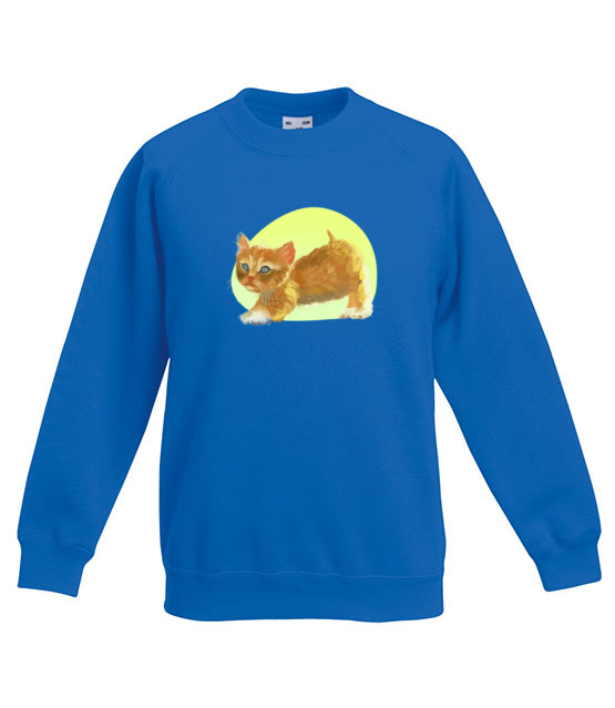Uroczy kotek bluza z nadrukiem milosnicy kotow dziecko jipi pl 1510 126