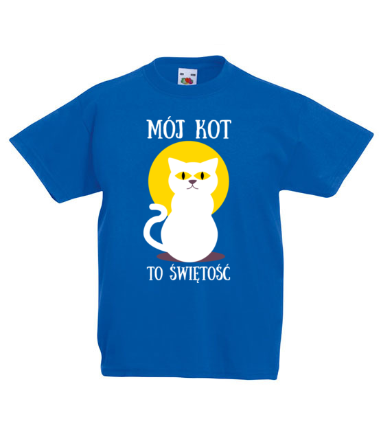 Bo do kota mozna miec dystans koszulka z nadrukiem milosnicy kotow dziecko jipi pl 1517 85