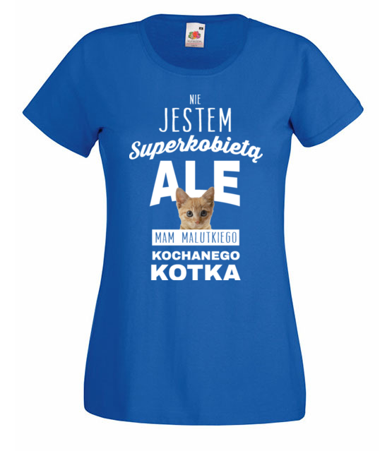 Nie jestem suerkobieta koszulka z nadrukiem milosnicy kotow kobieta jipi pl 1519 61