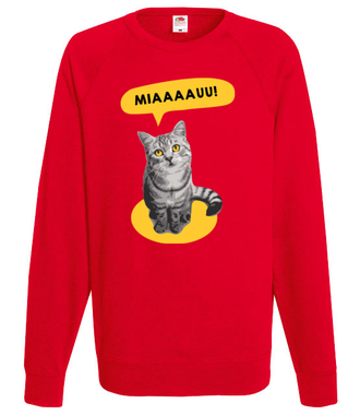 Koci alarm - Bluza z nadrukiem - Miłośnicy kotów - Męska