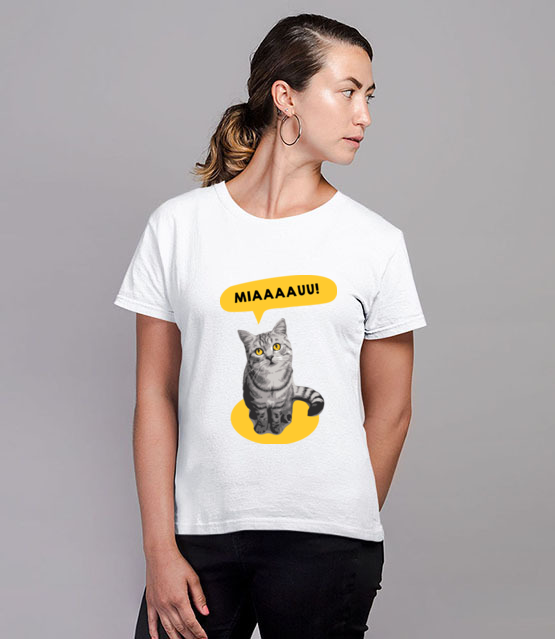 Koci alarm koszulka z nadrukiem milosnicy kotow kobieta jipi pl 1520 77