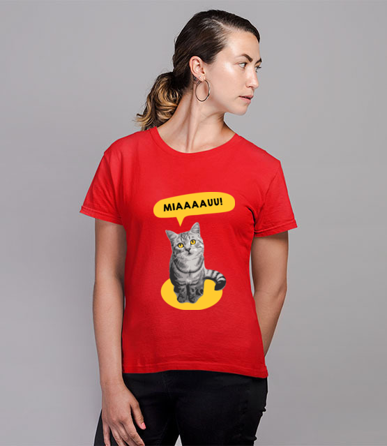 Koci alarm koszulka z nadrukiem milosnicy kotow kobieta jipi pl 1520 78