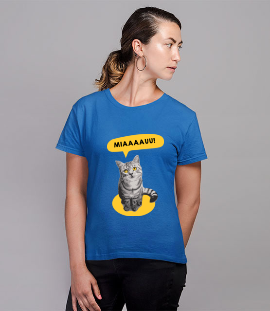 Koci alarm koszulka z nadrukiem milosnicy kotow kobieta jipi pl 1520 79