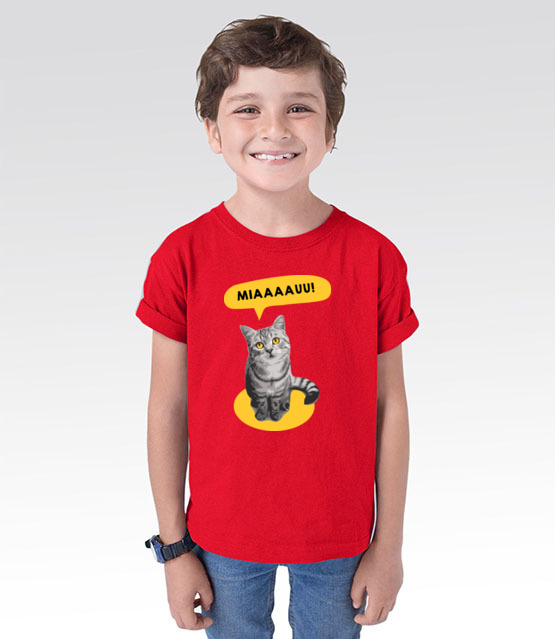 Koci alarm koszulka z nadrukiem milosnicy kotow dziecko jipi pl 1520 102