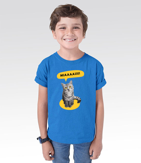 Koci alarm koszulka z nadrukiem milosnicy kotow dziecko jipi pl 1520 103