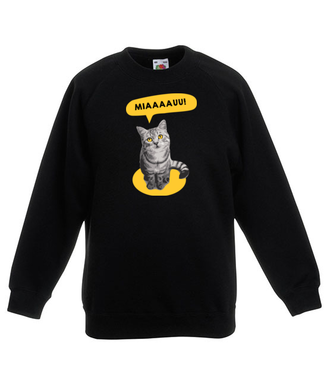 Koci alarm - Bluza z nadrukiem - Miłośnicy kotów - Dziecięca
