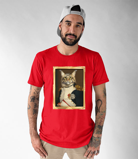 Napoleon kotaparte koszulka z nadrukiem milosnicy kotow mezczyzna jipi pl 1525 48