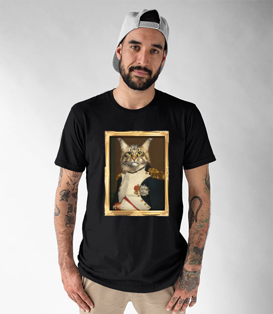 Napoleon kotaparte koszulka z nadrukiem milosnicy kotow mezczyzna jipi pl 1526 46